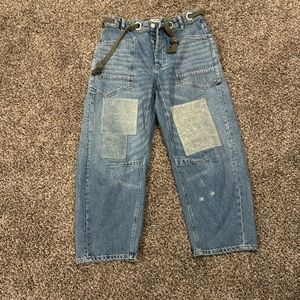 Free people barrel jeans